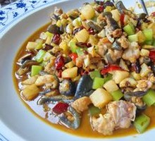 Stir-fried Giant Salamander