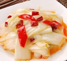 Sour and Spicy Cabbage