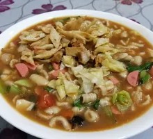 Pickled Vegetable and Ham Stew with Ma Sha