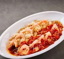 Double Flavor Garlic Chive Rice Noodles with Shrimp
