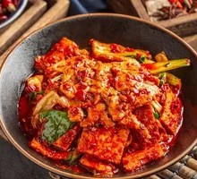 酱香鸡肉炒馕