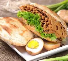 Egg Flower and Tofu Sandwich