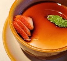Rose Caramel Tofu Pudding