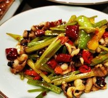 Spicy Stir-fried Squid Wings