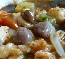 Spicy Soup Meat Sandwich
