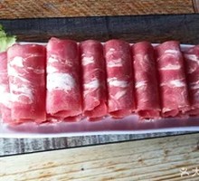 Freshly Sliced Marbled Beef