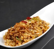 Pickled Vegetable and Pork Strips