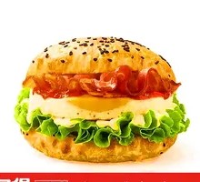 Bacon and Egg Chinese Burger