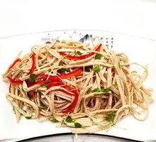 Fiddlehead Fern and Tofu Skin Salad