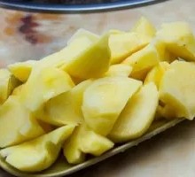 Potato Slices with Pork Strips