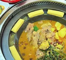 Stewed Flatbread in Small Pot