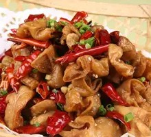 Dry-Fried Pork Intestines