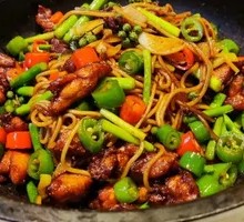 Double Pepper Chicken Noodles