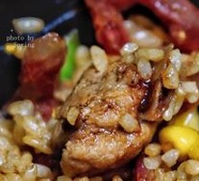 Braised Pork Ribs Claypot Rice with Fermented Black Beans