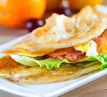 Meat Floss Hand-held Pancake