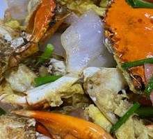 Blue Crab with Scrambled Eggs