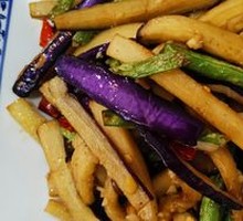 Eggplant and Green Beans