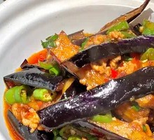 Minced Pork with Eggplant Stew