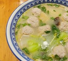 Fresh Meatball Soup