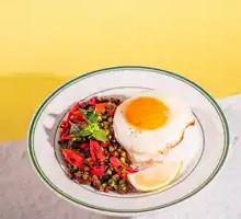 Thai Pork Pad Kra Pao Rice