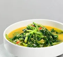 Millet and Chicken Greens Stir-fry