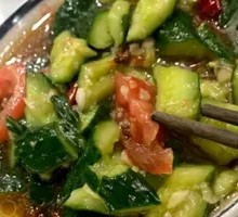 Pounded Garlic Cucumber