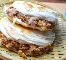Fatty and Lean Lao Tongguan Meat Bun