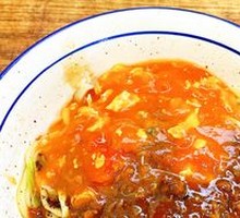 Oil-Poured Tomato Fried Noodles