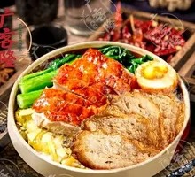 Roast Duck and Pork Roll Rice