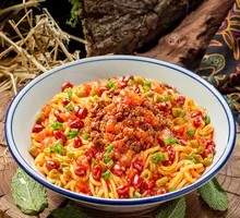 Tomato Meat Sauce Noodles