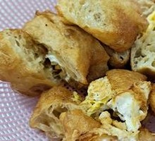 Oil Cake and Egg with Fried Dough Stick Combo