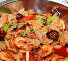 Spicy Squid and Shrimp
