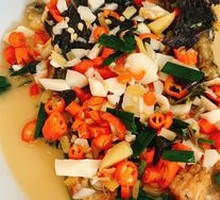 Salt-Scraped Fish