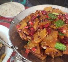 Spicy Potatoes in Dry Pot