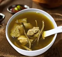 Duck Soup with Tea Tree Mushrooms