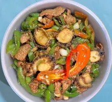 Abalone with Chili and Pork