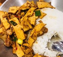 Fried Tofu with Pork