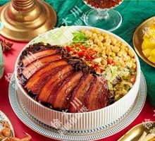 Preserved Vegetable Braised Pork with Rice