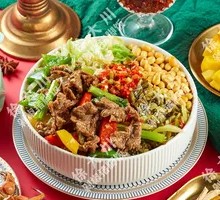 Stir-fried Yellow Beef with Rice