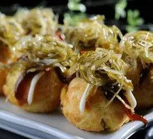 Octopus and Seaweed Takoyaki