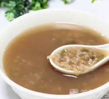 Chilled Mung Bean Porridge