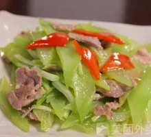 Stir-fried Pork with Lettuce