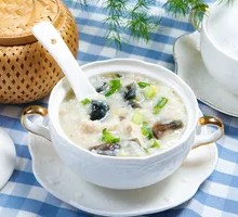 Shrimp and Century Egg Porridge