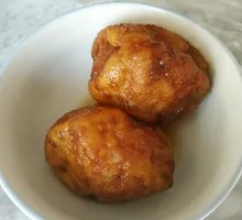 Honey-glazed egg