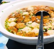 Cold Mushroom Meatball Soup