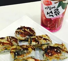 Grilled Eel and Shrimp