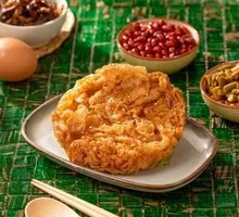 Crispy Egg with Stringy Pull and Juicy Sauce