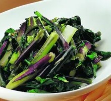 Stir-fried Red Bok Choy