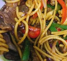 Low-fat Black Pepper Beef Noodles