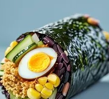 Marinated Egg Rice Ball